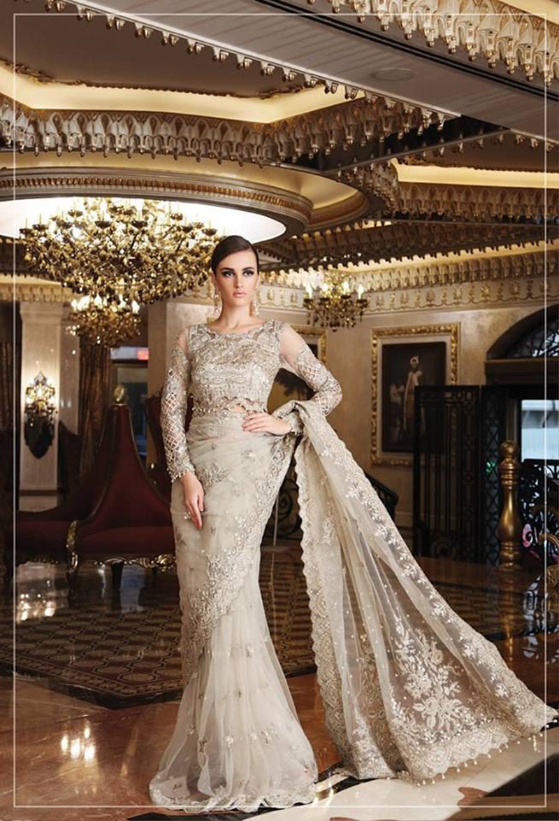 Maria B. 35 - Net Embroidered Saree Umer's Fashion Store - Your First Choice for High Quality Imported Footwear Maria B. 35 - Net Embroidered Saree Umer's Fashion Store - Your First Choice for High Quality Imported Footwear