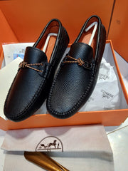 High Quality Imported Pure Leather Brand Logo Shoes