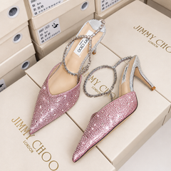 High Quality Imported Brand Logo Heels
