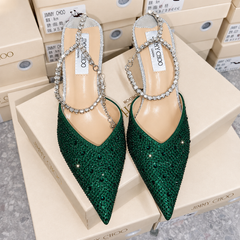 High Quality Imported Brand Logo Heels