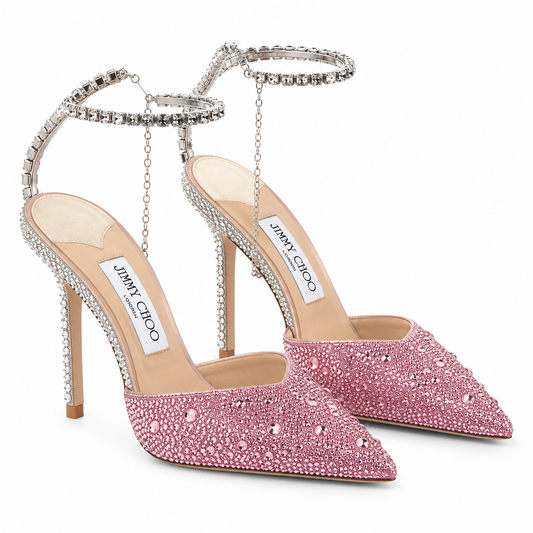 High Quality Imported Brand Logo Heels
