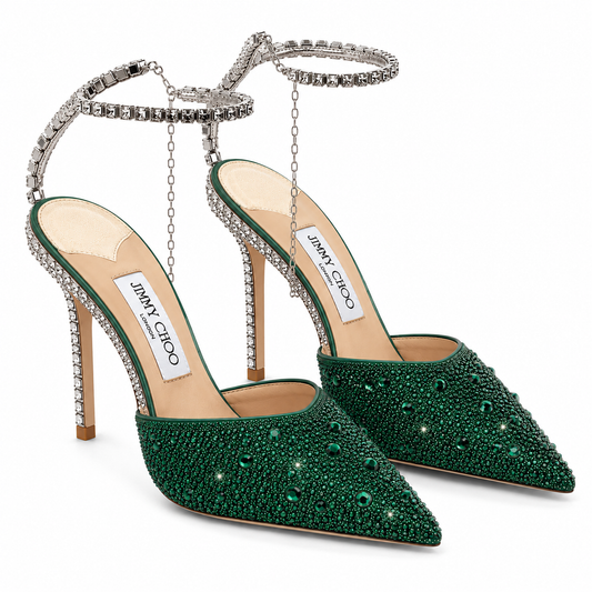 High Quality Imported Brand Logo Heels