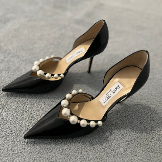 High Quality Imported Brand Logo Heels