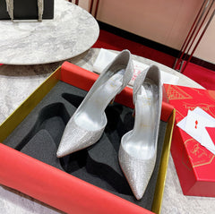 High Quality Imported Brand Logo Heels