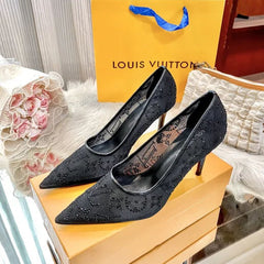 High Quality Imported Brand Logo Heels