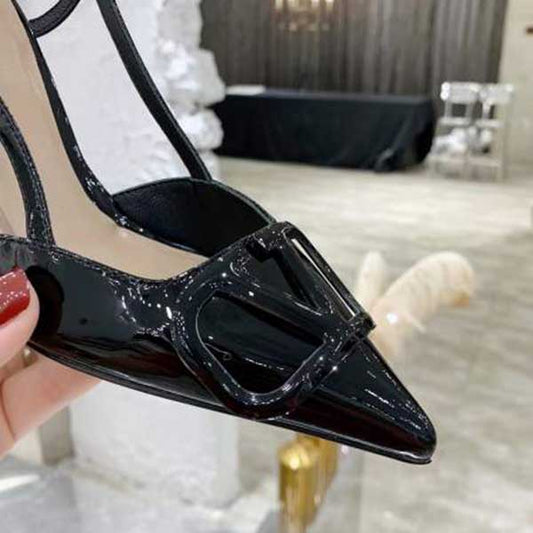 High Quality Imported Brand Logo Heels