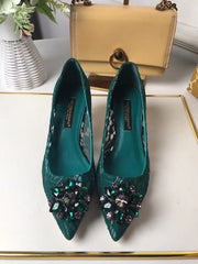 High Quality Imported Brand Logo Heels