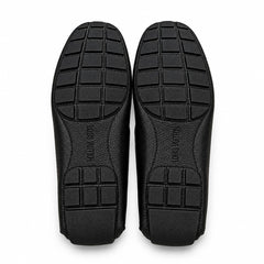 High Quality Imported Pure Leather Brand Logo Loafer
