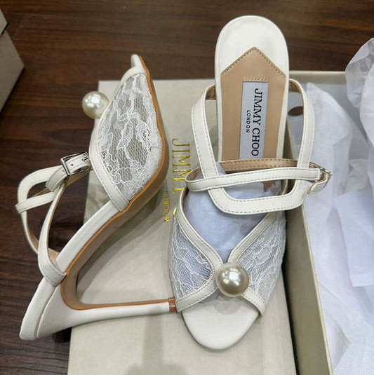 High Quality Imported Brand Logo Heels