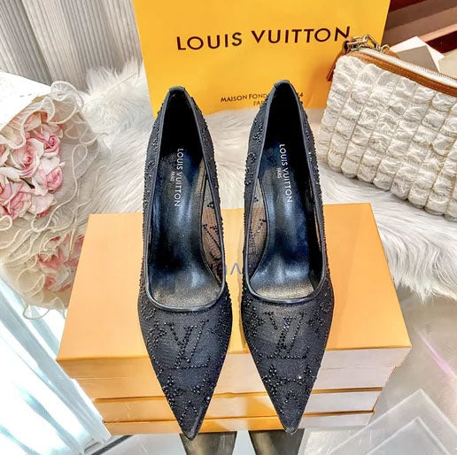 High Quality Imported Brand Logo Heels