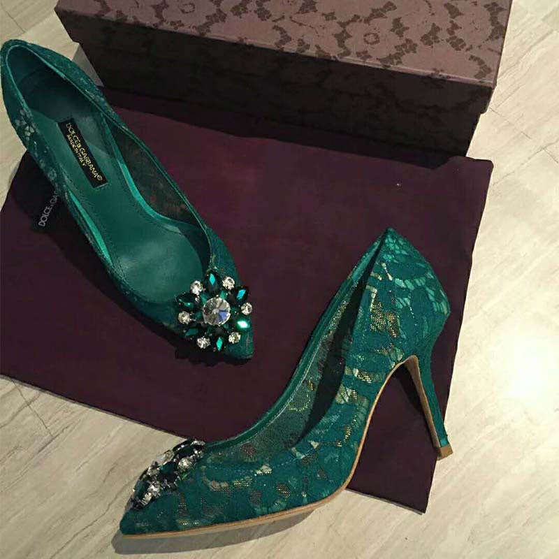High Quality Imported Brand Logo Heels
