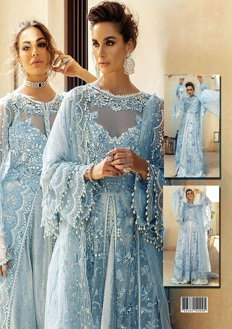 Mushq 04 - 3 Piece Organza Embroidered Dress
