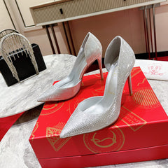 High Quality Imported Brand Logo Heels