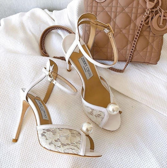 High Quality Imported Brand Logo Heels