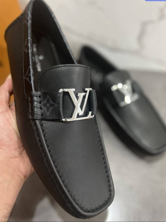 High Quality Imported Pure Leather Brand Logo Shoes