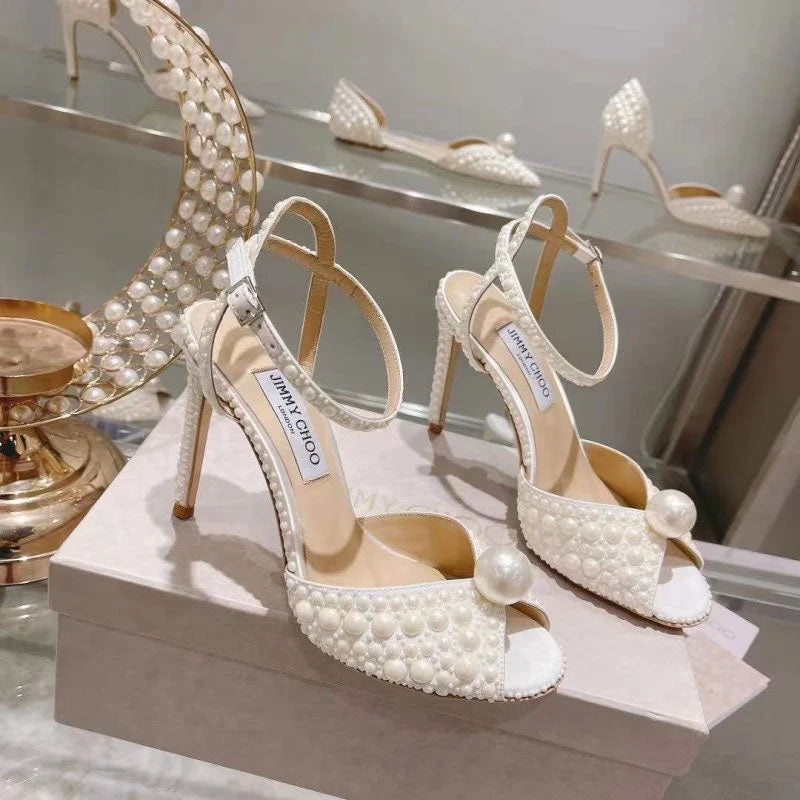 High Quality Imported Brand Logo Heels