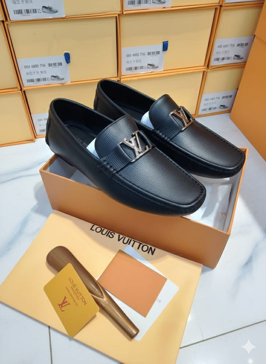 High Quality Imported Pure Leather Brand Logo Shoes