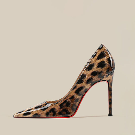 High Quality Imported Brand Logo Heels