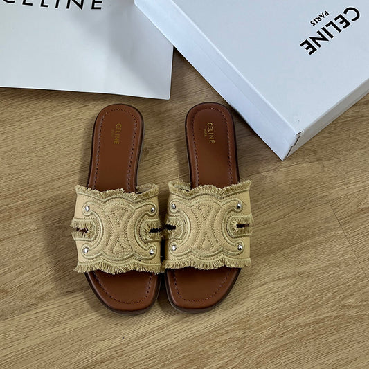 High Quality Imported Brand Logo Slipper