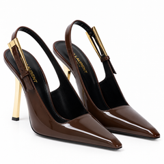 High Quality Imported Brand Logo Heels