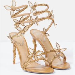 High Quality Imported Brand Logo Heels