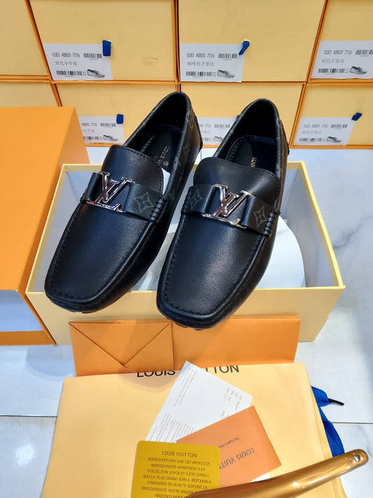 High Quality Imported Pure Leather Brand Logo Shoes