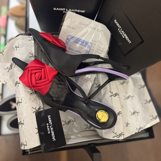 High Quality Imported Brand Logo Heels