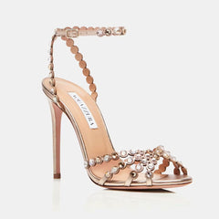 High Quality Imported Brand Logo Heels