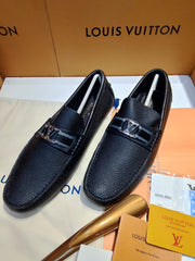 High Quality Imported Pure Leather Brand Logo Shoes