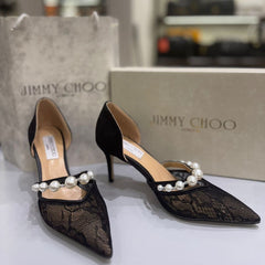 High Quality Imported Brand Logo Heels