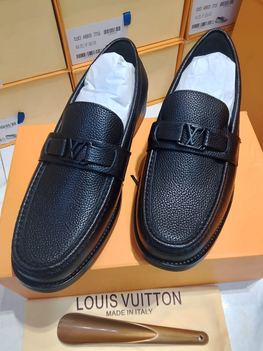 High Quality Imported Pure Leather Brand Logo Shoes