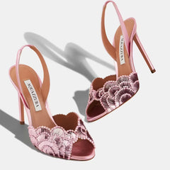 High Quality Imported Brand Logo Heels