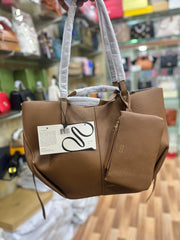 POLENE CYME EDITION TEXTURED TAUPE