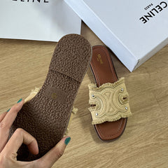 High Quality Imported Brand Logo Slipper