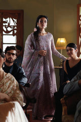 Mushq 06 (A Plus Replica) - 3 Piece Khaddi Net Dress with Khaddi Net Printed Dupatta