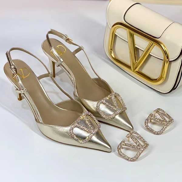 High Quality Imported Brand logo Heels