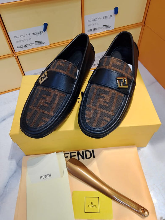 High Quality Imported Pure Leather Brand Logo Shoes