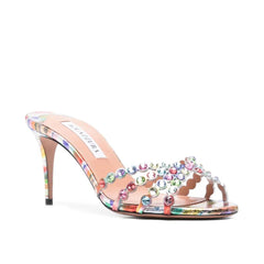 High Quality Imported Brand Logo Heels