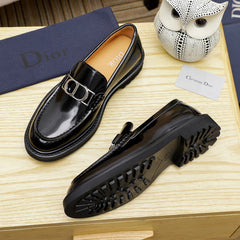 High Quality Imported Pure Leather Brand Logo Shoes