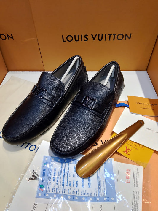 High Quality Imported Pure Leather Brand Logo Shoes