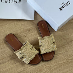 High Quality Imported Brand Logo Slipper