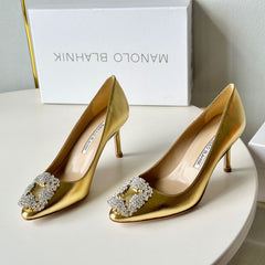High Quality Imported Brand Logo Heels