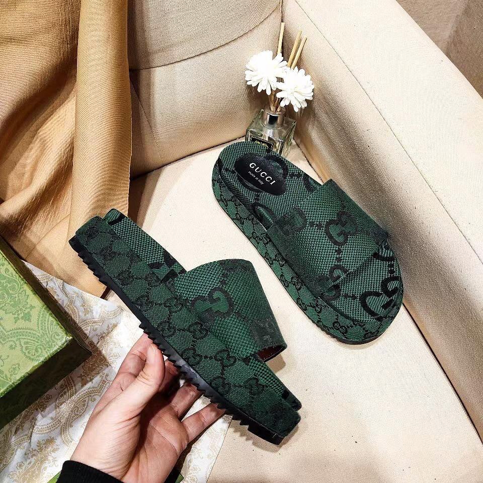 High Quality Imported Brand Logo Soft Wedge Slipper