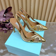 High Quality Imported Brand Logo Heels