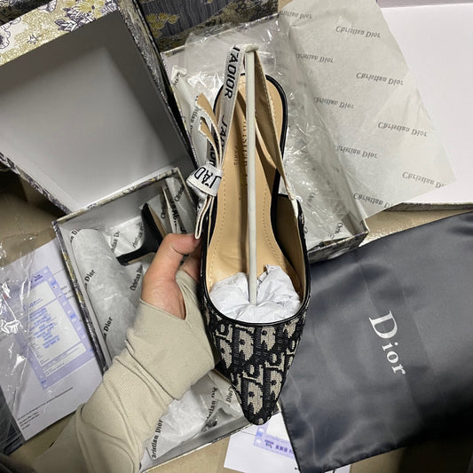 High Quality Imported Brand Logo Heels