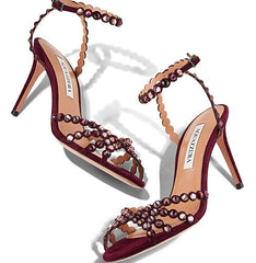 High Quality Imported Brand Logo Heels