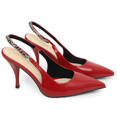 High Quality Imported Brand Logo Heels