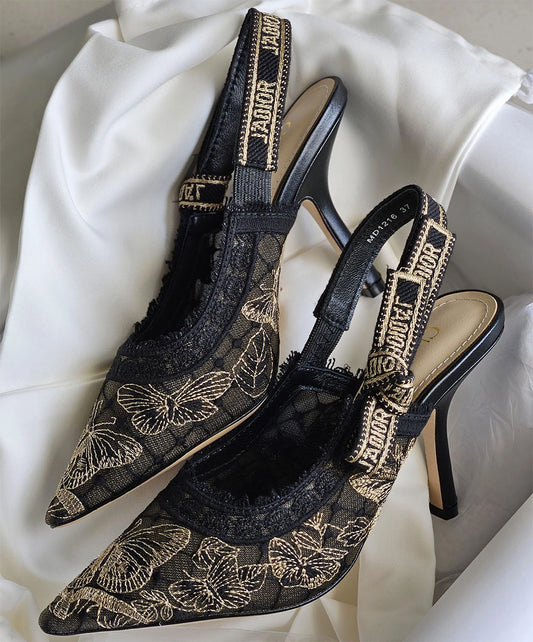 High Quality Imported Brand Logo Heels
