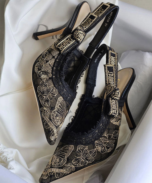 High Quality Imported Brand Logo Heels