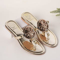 Brand Logo Soft Flat Slipper